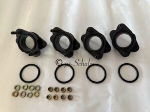 Vergaserflansch Satz aus Aluminium 40 mm Ø